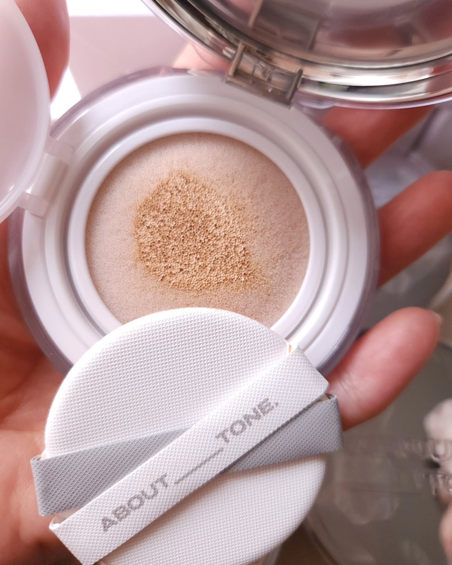 スキンレイヤーフィットクッション/ABOUT TONE/クッションファンデーションを使ったクチコミ（2枚目）