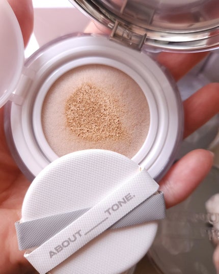 スキンレイヤーフィットクッション/ABOUT TONE/クッションファンデーションを使ったクチコミ(2枚目)