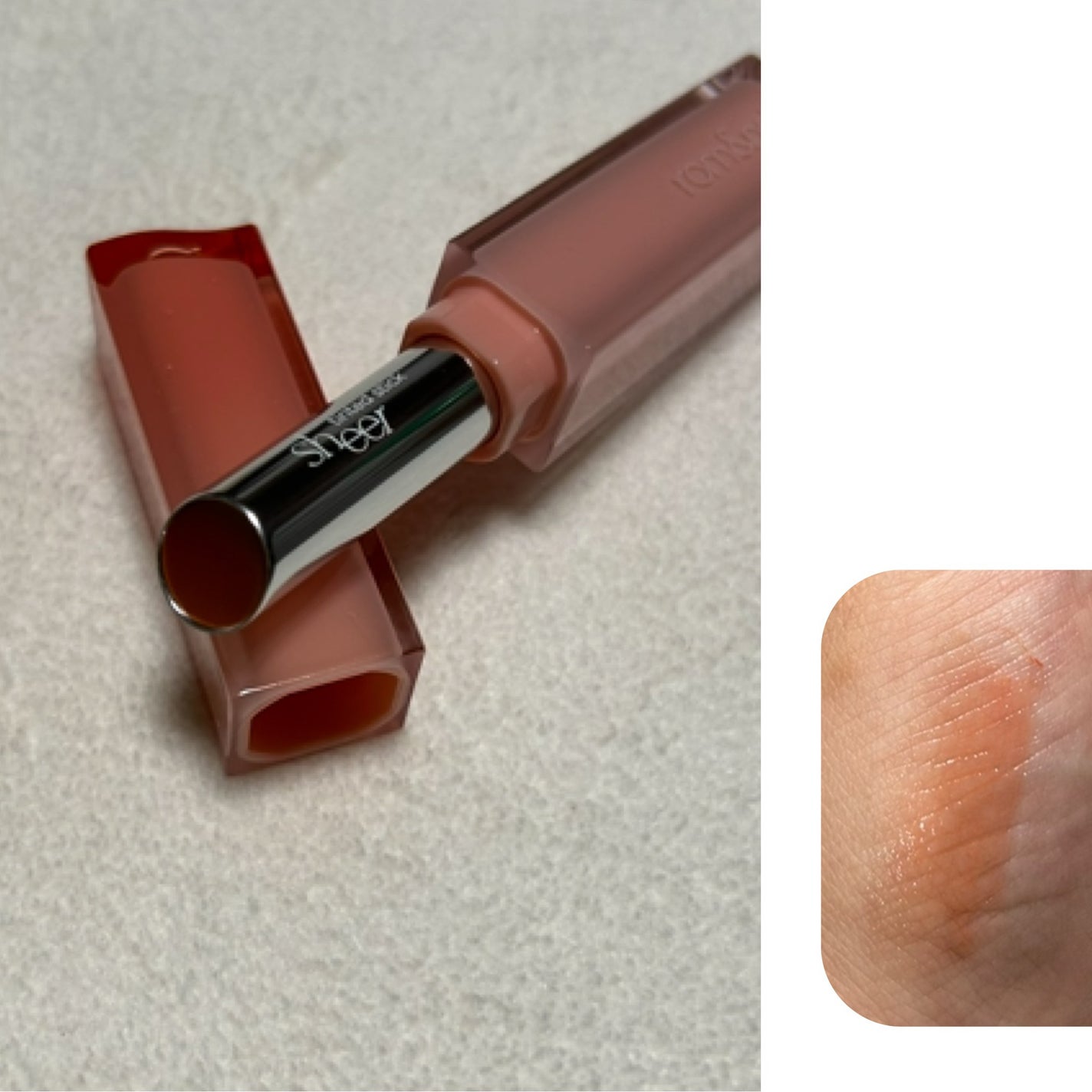 シアーティンテッドスティック/rom&nd/口紅を使ったクチコミ(2枚目)