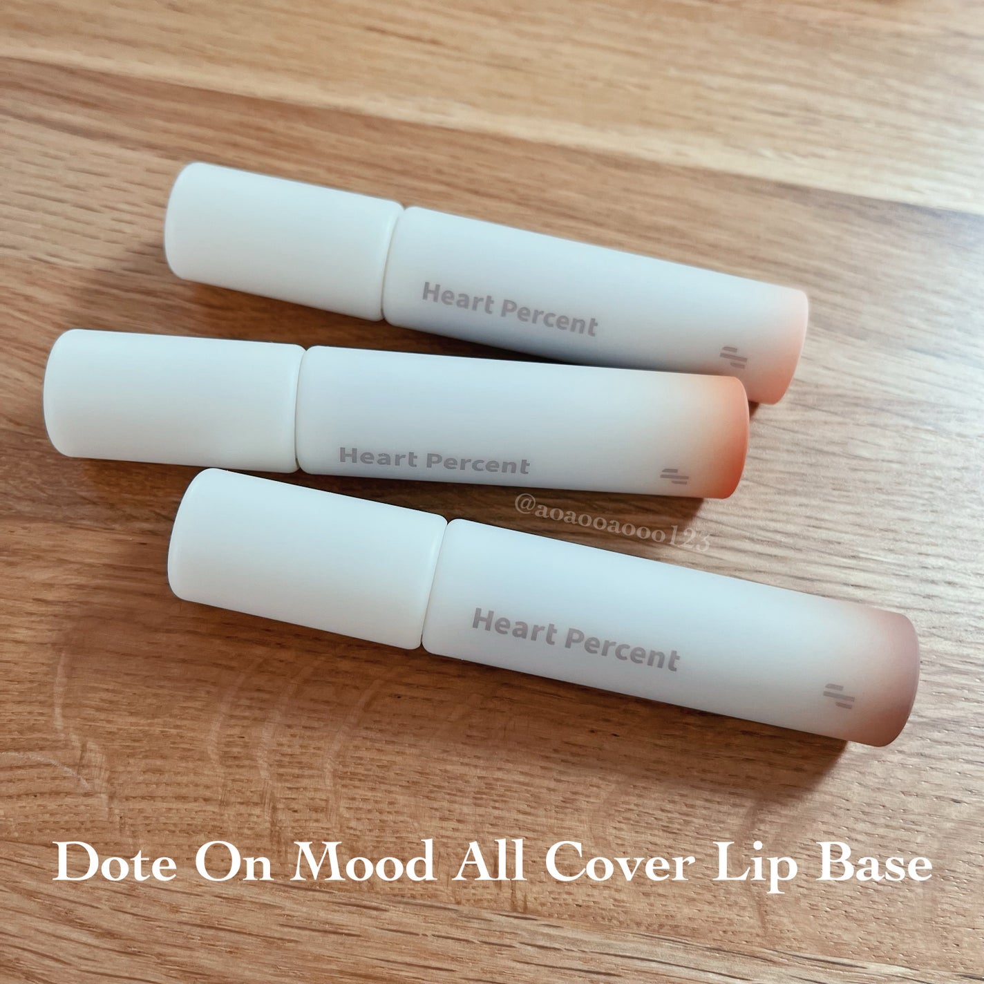 ドット オン ムード オールカバー リップベース/Heart Percent/リップクリームを使ったクチコミ(2枚目)