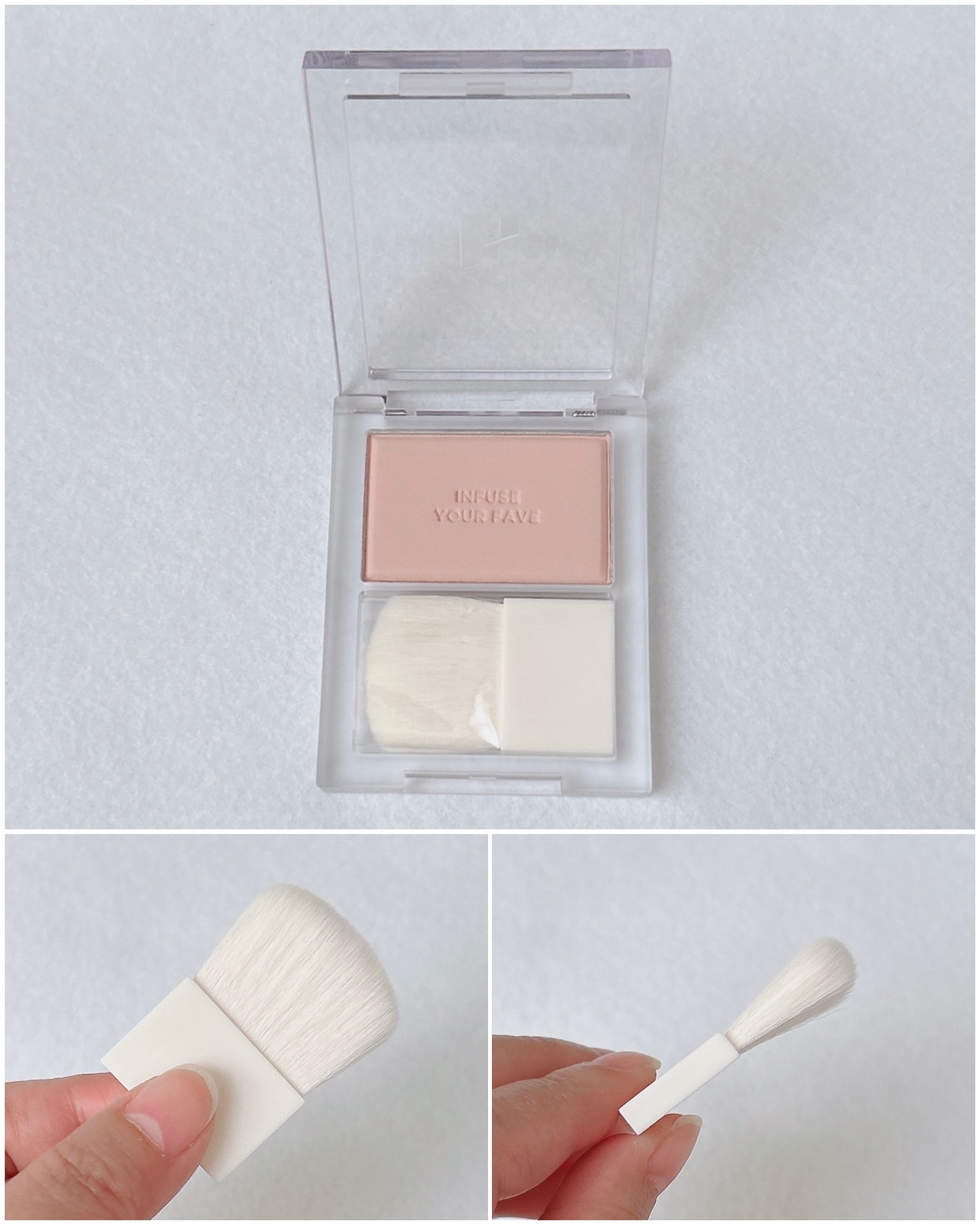 マイフェイブ インフュージング ブラッシュ/HOLIKA HOLIKA/パウダーチークを使ったクチコミ（3枚目）