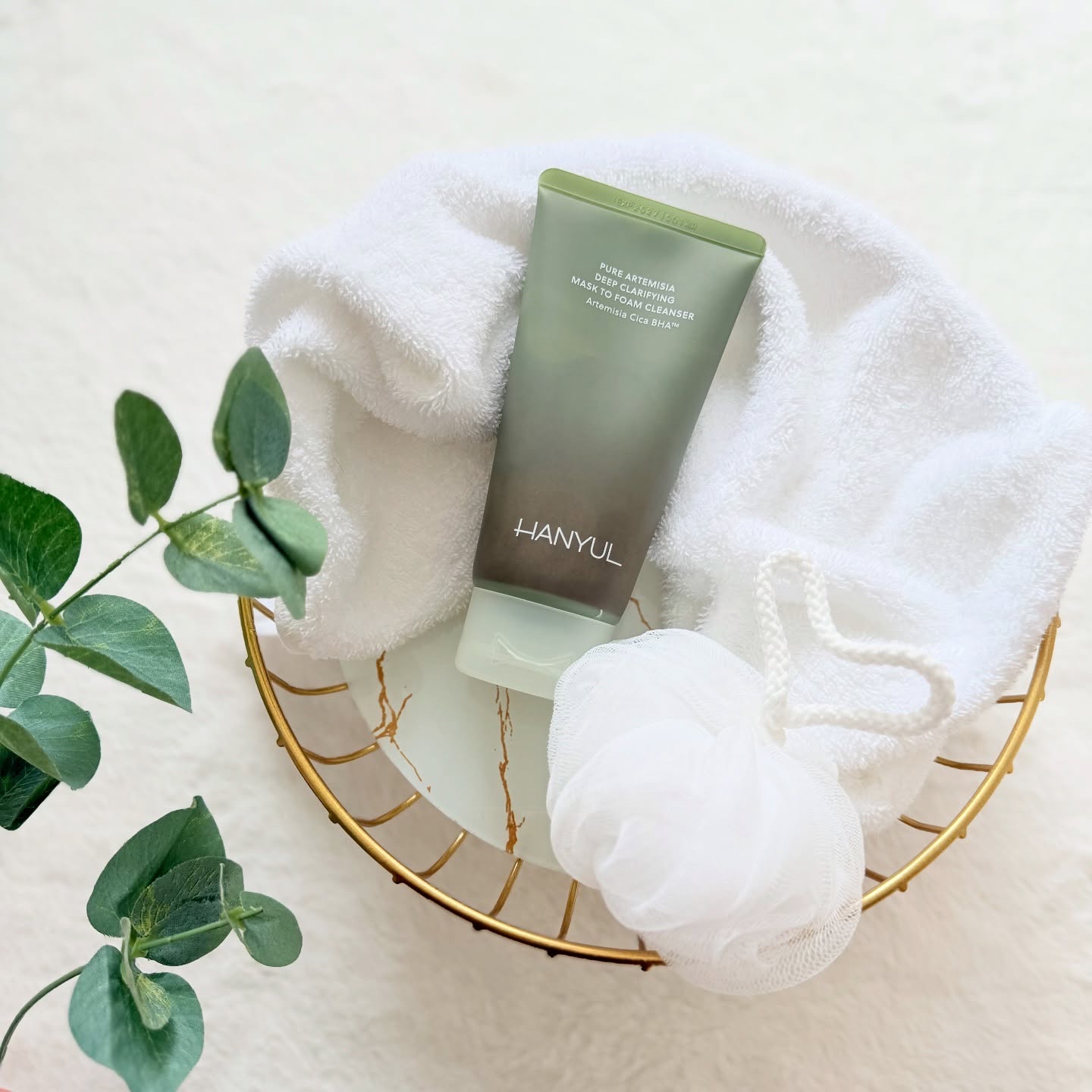 ピュア アルテミシア ディープ クラリファイングマスク トゥ フォーム クレンザー/HANYUL(ハンユル)/クレンジングを使ったクチコミ（1枚目）