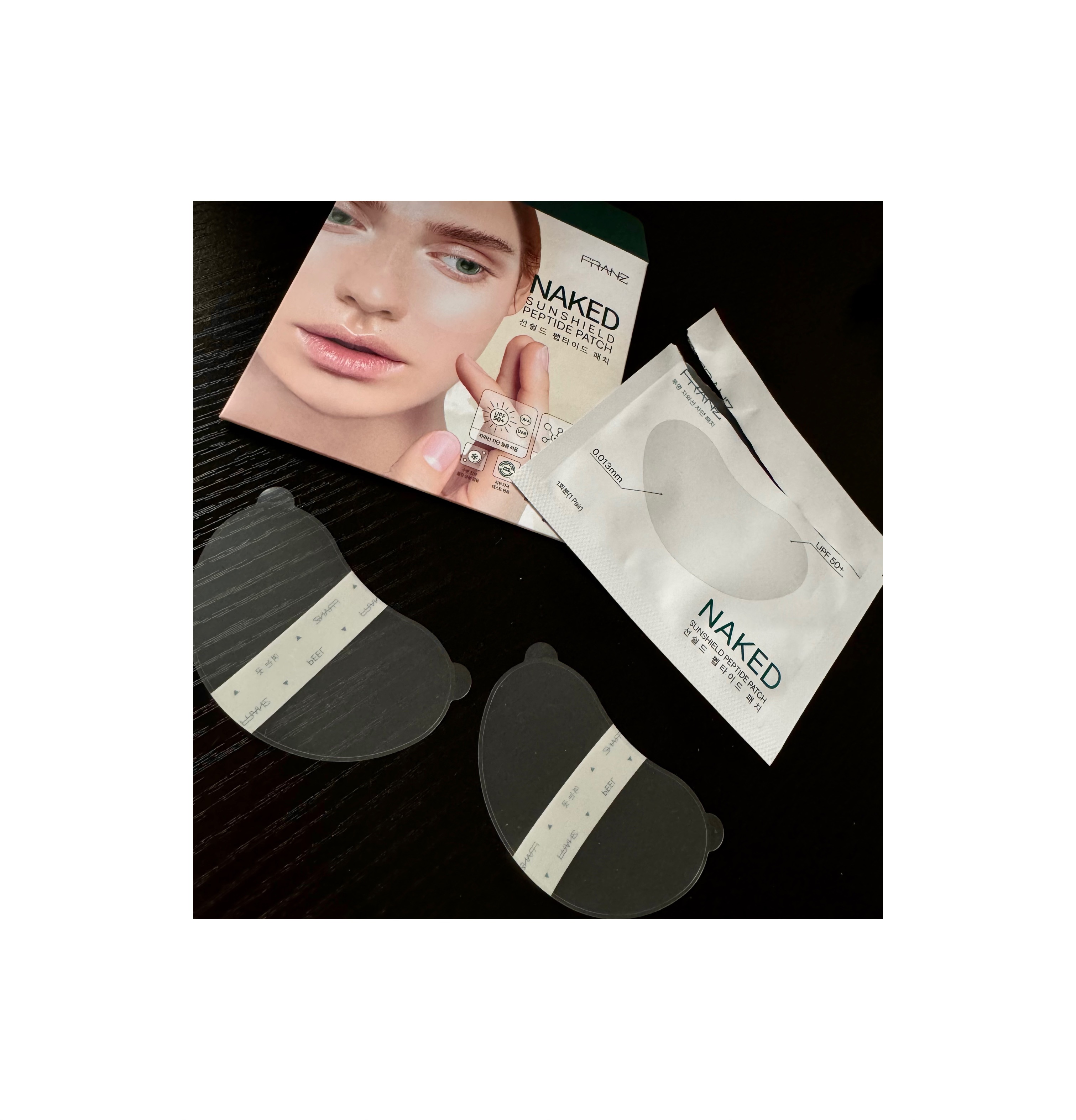 ネイキッドサンシールドペプチドパッチ/フランツ/その他スキンケアを使ったクチコミ（3枚目）