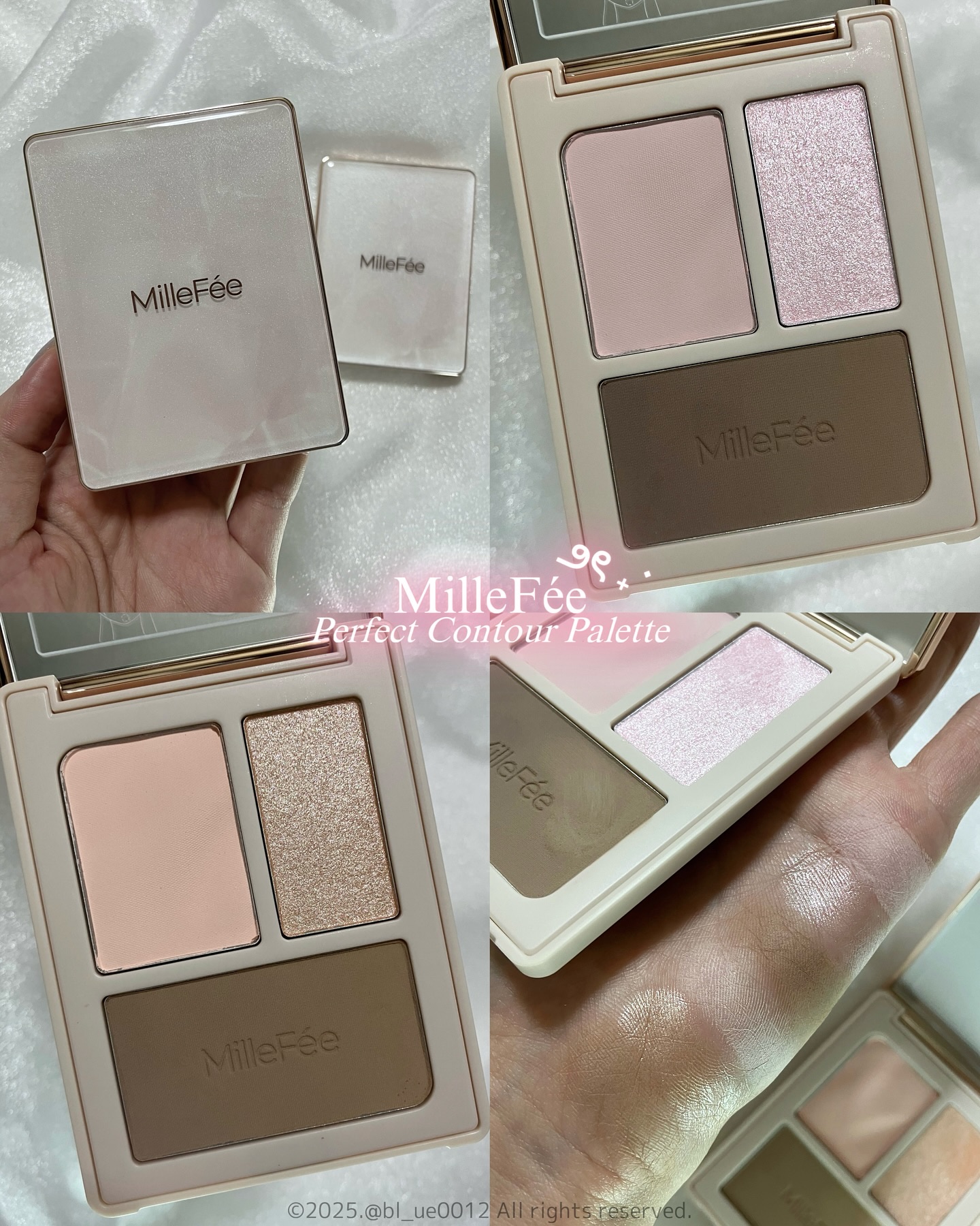 チート顔コントゥアパレット/MilleFée/パウダーハイライトを使ったクチコミ（1枚目）