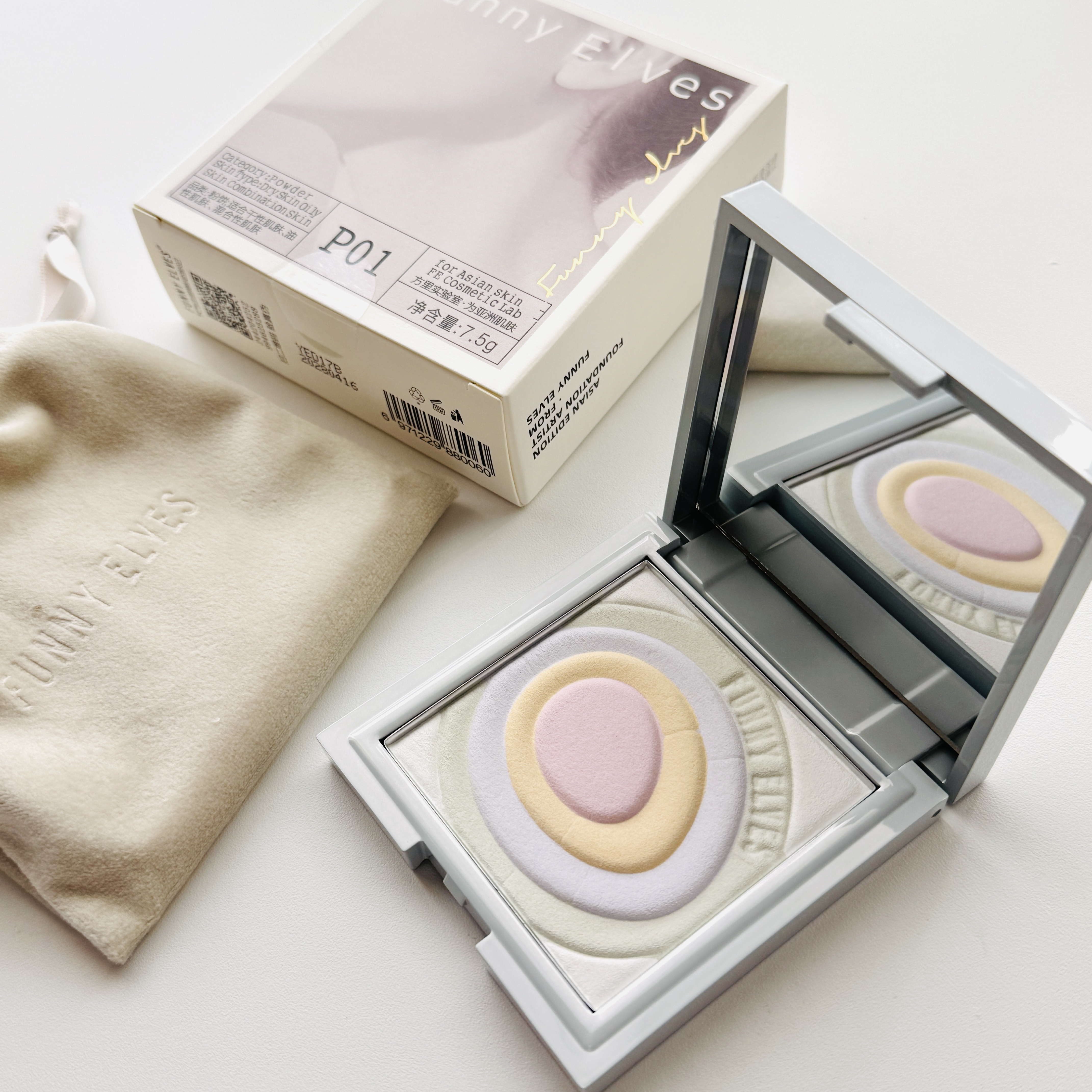 ネビュラ プレストパウダー/FUNNY ELVES方里/プレストパウダーを使ったクチコミ（1枚目）