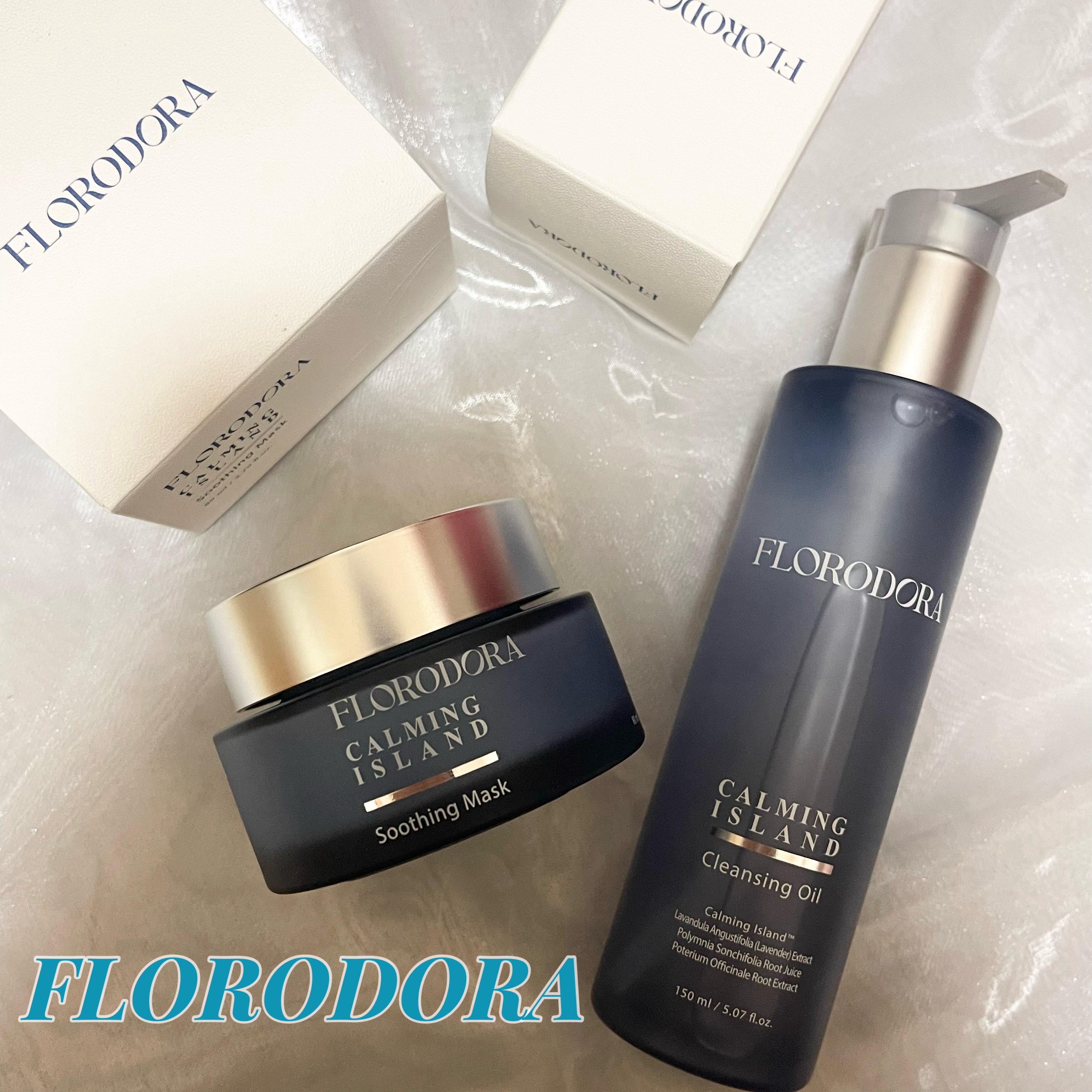 フローロドラ カーミングアイランドスージングマスク/Florodora/フェイスクリームを使ったクチコミ（1枚目）