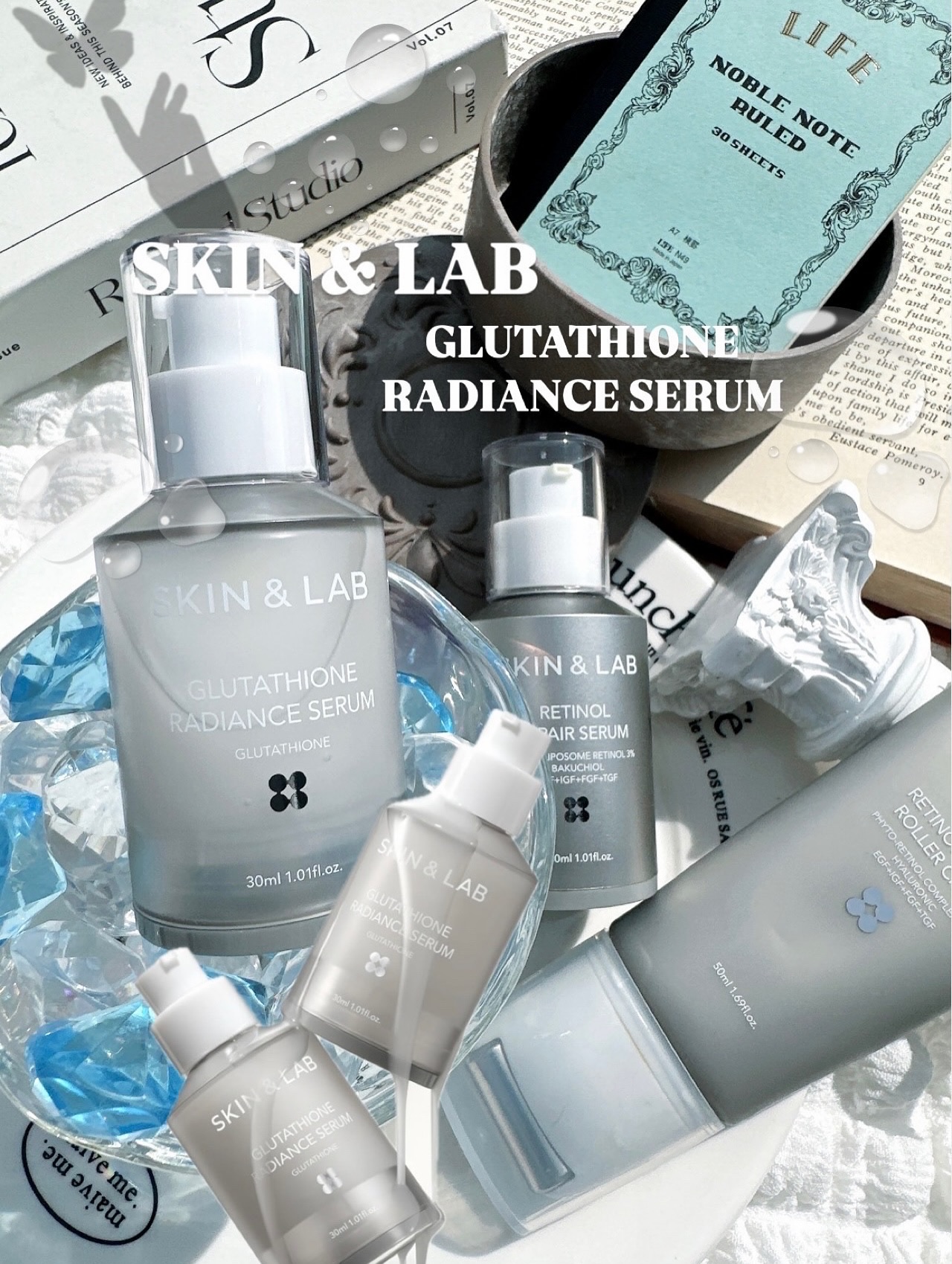 〈SKIN&LAB〉

スキンアンドラブ
GLUTATHIONE RADIANCE SERUM
グルタチオンラディアンス セラム

gifted by @skinnlab_japan 

美白や抗酸化ケアで注目されている成分
「グルタチオン