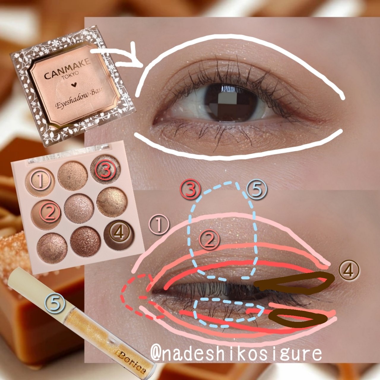 美容液ラメライナー/Borica/リキッドアイライナーを使ったクチコミ（3枚目）