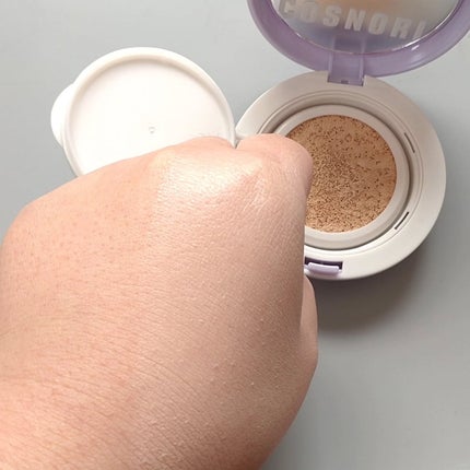パンテノールバリアクッション/COSNORI/クッションファンデーションを使ったクチコミ(6枚目)