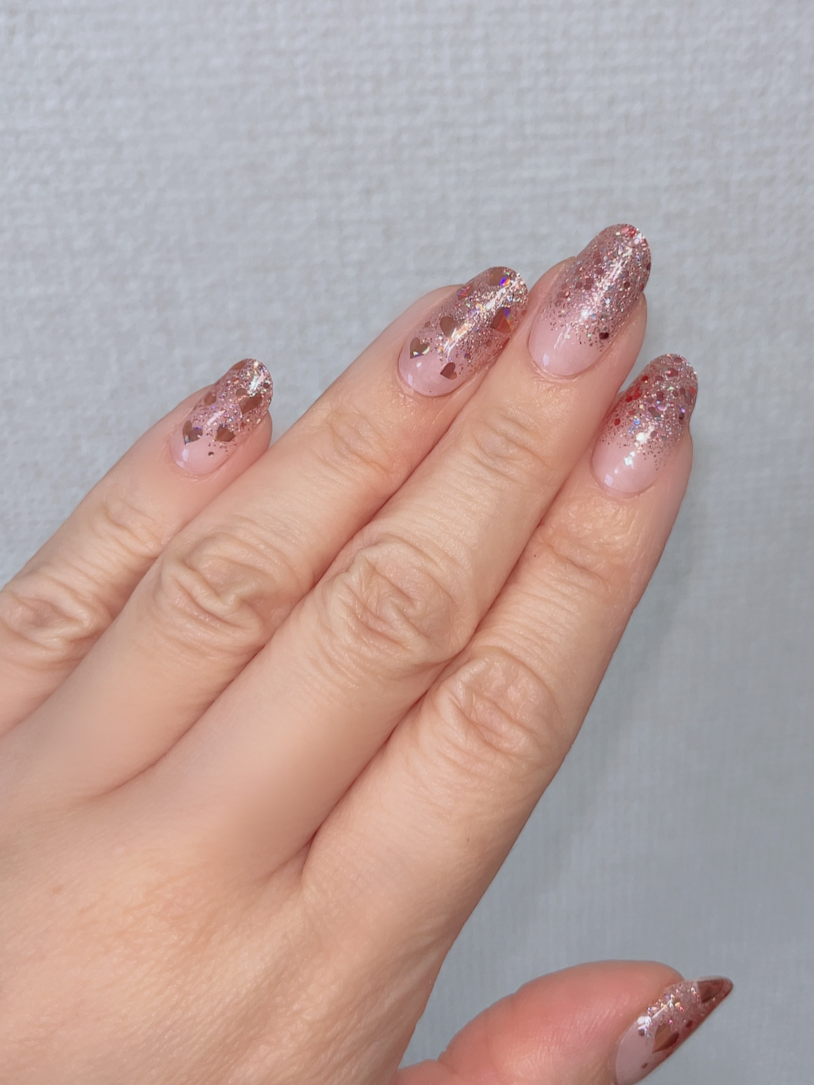 セミキュアジェルネイル（ハンド）/ohora/ネイルシールを使ったクチコミ（3枚目）