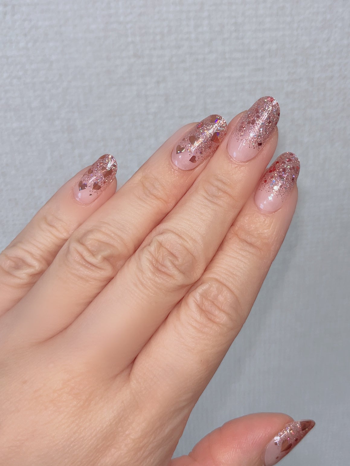 セミキュアジェルネイル(ハンド)/ohora/ネイルシールを使ったクチコミ(3枚目)