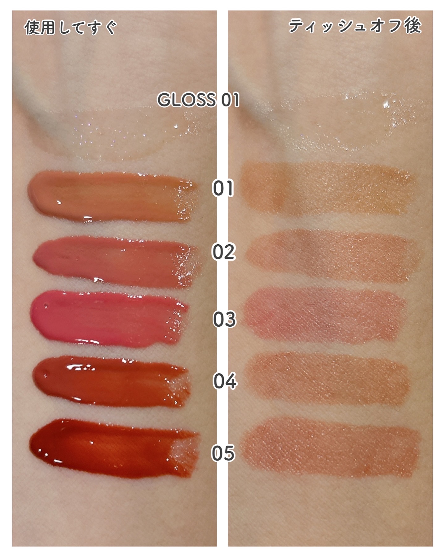 GENBALIPGLOSS/Pyt/リップグロスを使ったクチコミ（3枚目）