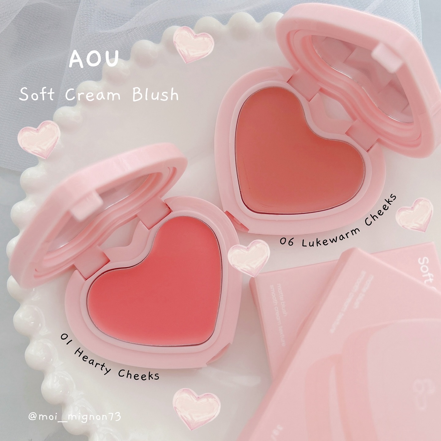 ソフト クリーム チーク/AOU/ジェル・クリームチークを使ったクチコミ（1枚目）