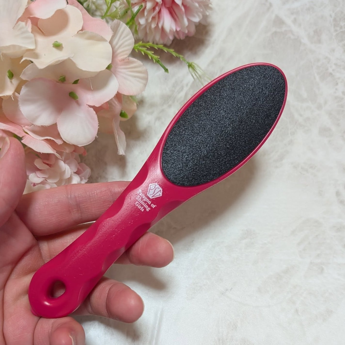 お風呂で使える カカトのヤスリ S/グリーンベル/バスグッズを使ったクチコミ(3枚目)