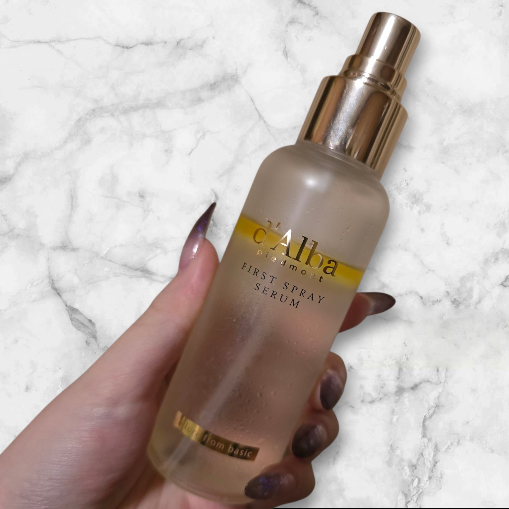 ダルバ ホワイトトリュフファーストスプレーセラム/ダルバ/ミスト状化粧水を使ったクチコミ（1枚目）