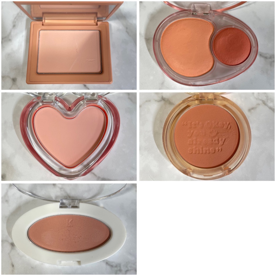 Luv Beam Blur Cheek 06 #Blurry Apricot/lilybyred/パウダーチークを使ったクチコミ（2枚目）