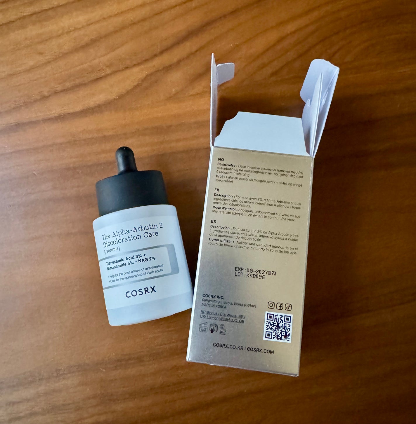 RXザ・アルファアルブチン2 ニキビ跡ケアセラム/COSRX/美容液を使ったクチコミ(3枚目)