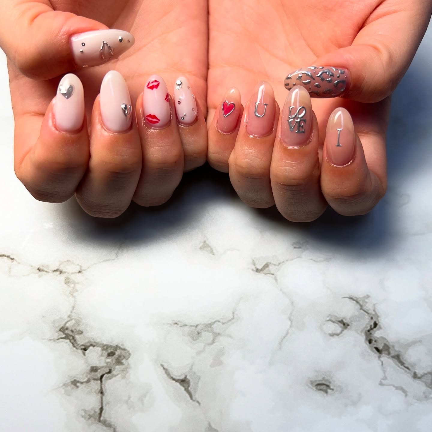 #ネイル,#ニュアンスネイル,#ジェルネイル,#ギャルネイル,#ネイル,#城陽ネイルのネイルデザイン