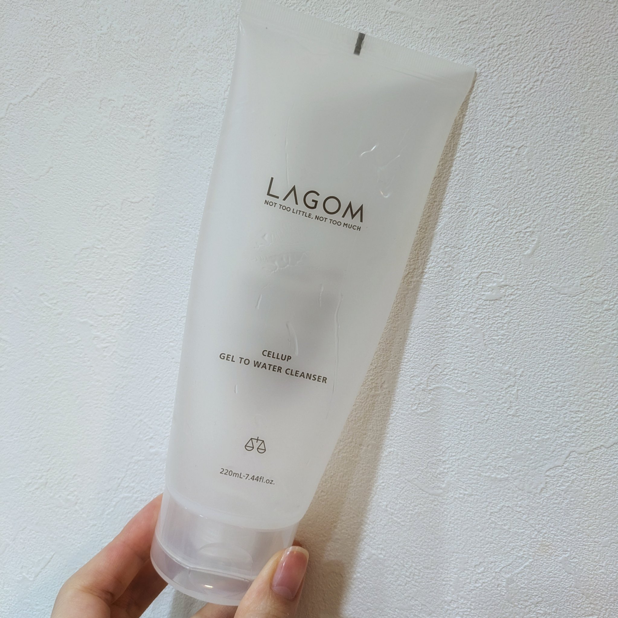 ラゴム ジェルトゥウォーター クレンザー(朝用洗顔)/LAGOM /その他洗顔料を使ったクチコミ（2枚目）