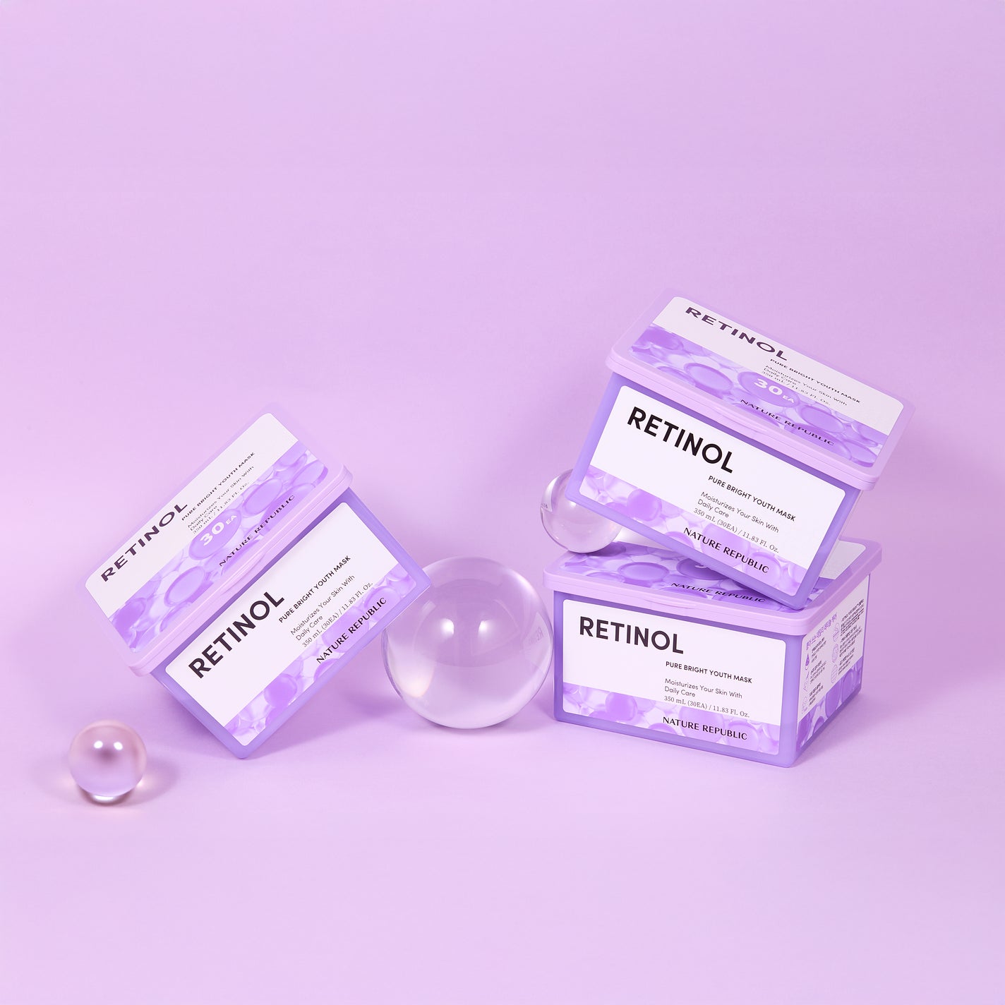 レチノールピュアブライトユースマスク30枚入 ネイチャーリパブリック