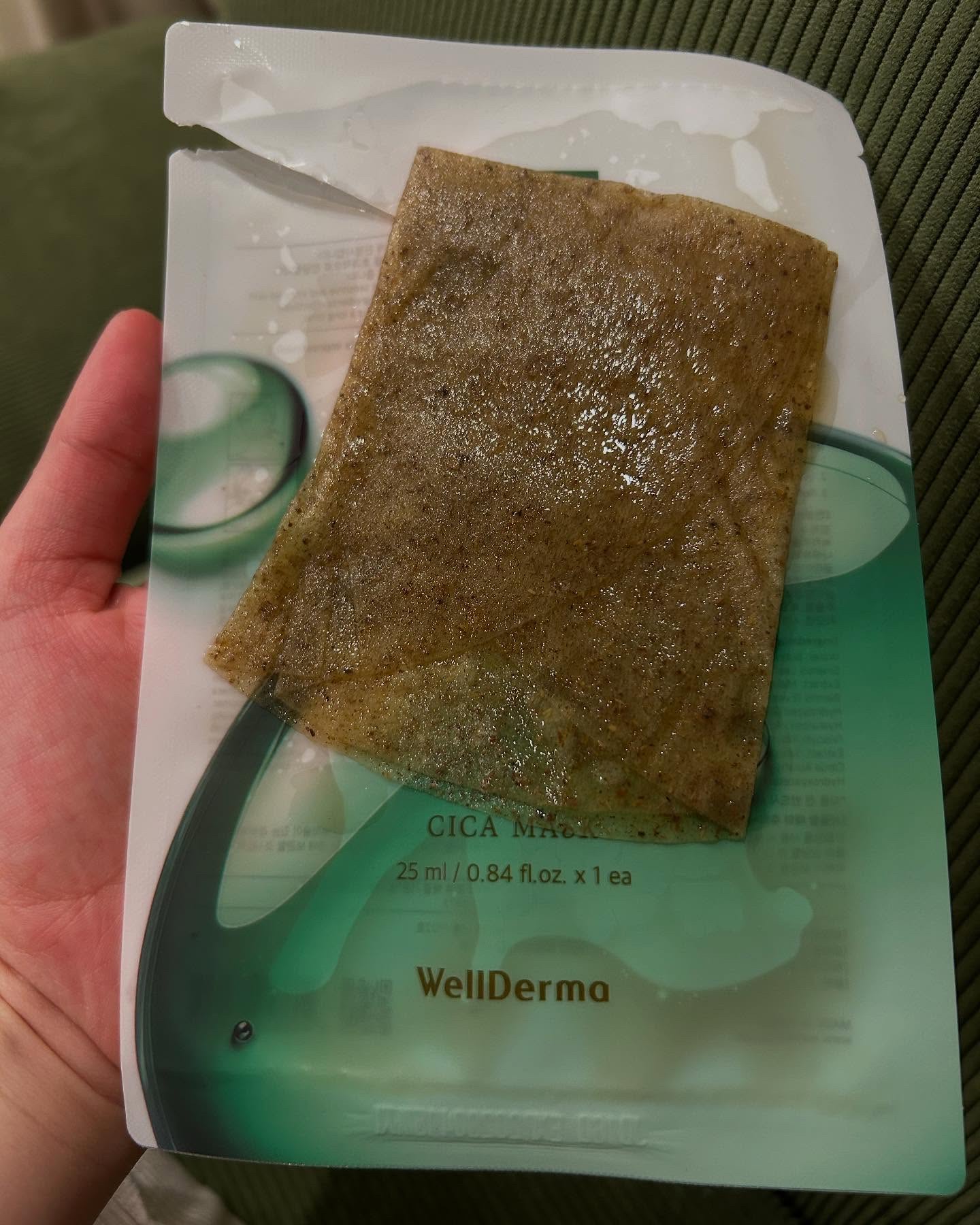 ティーツリーハーブシカマスクパック/WellDerma/シートマスク・パックを使ったクチコミ（2枚目）