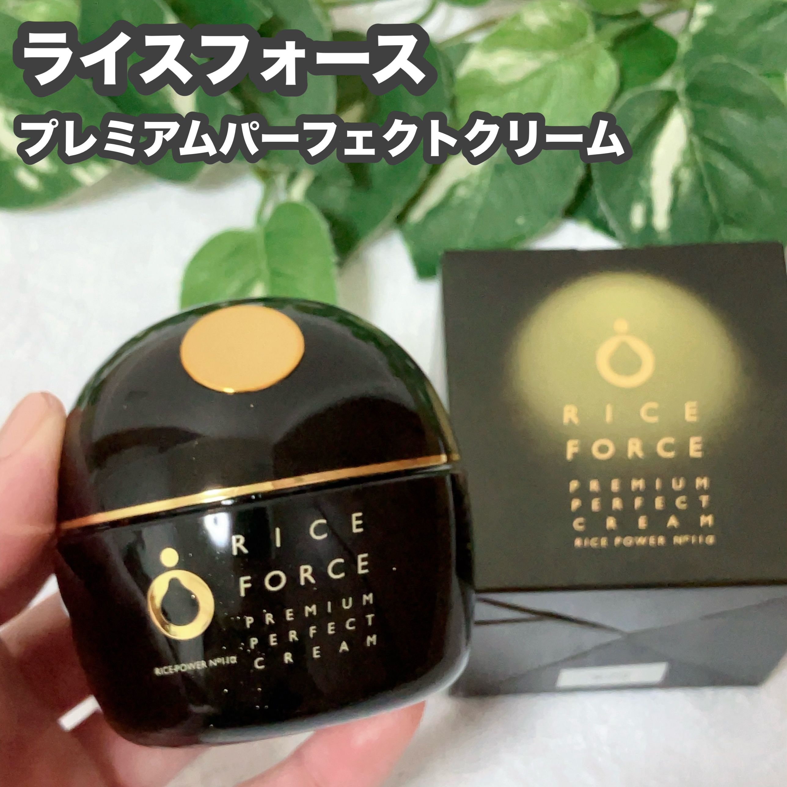 プレミアムパーフェクトクリーム/ライスフォース/フェイスクリームを使ったクチコミ（1枚目）