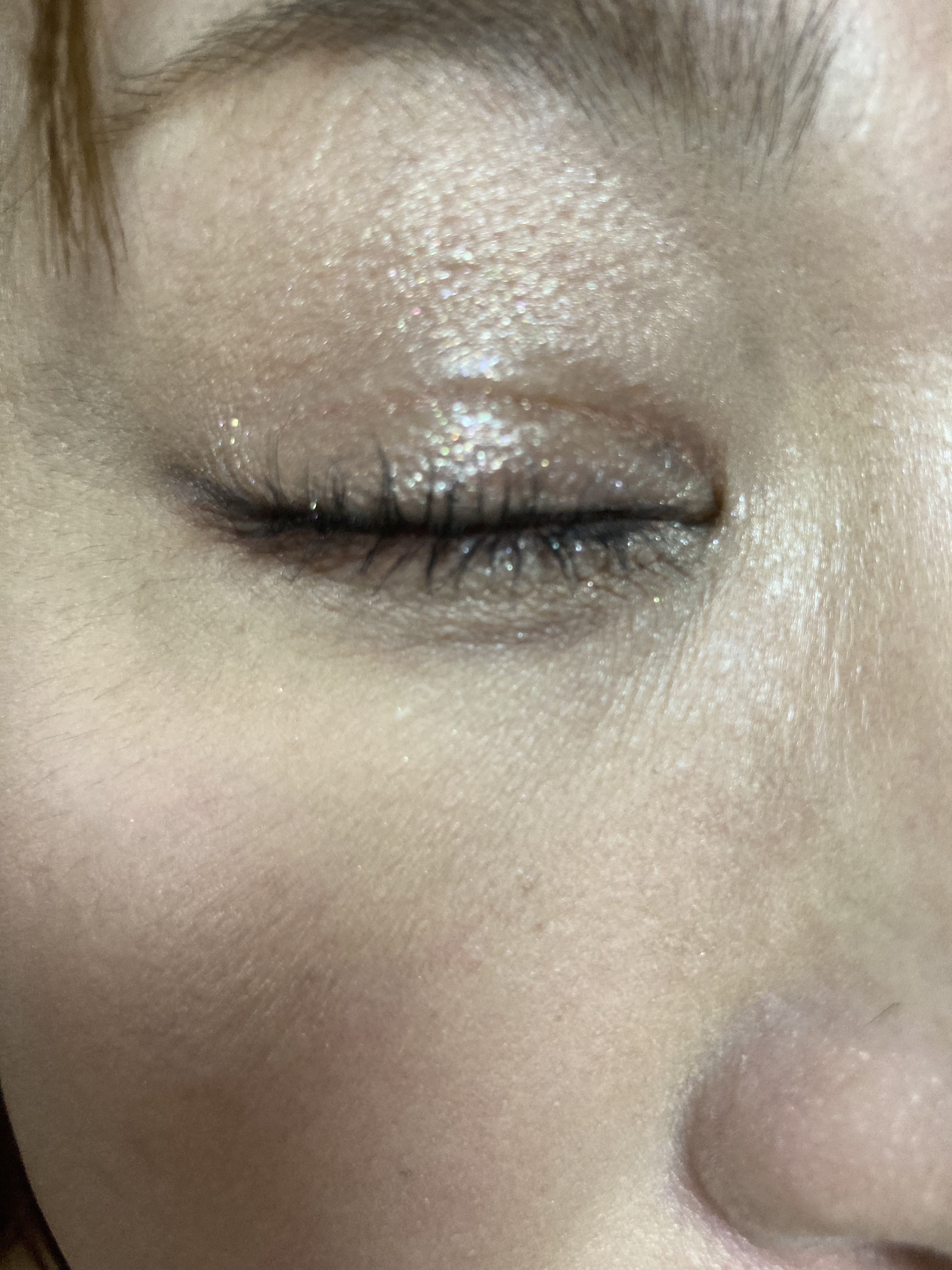 アイグロウジェム スキンシャドウ 13G apricot tea/DECORTÉ/ジェル・クリームアイシャドウを使ったクチコミ（2枚目）