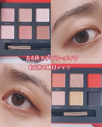 エクスプローラ12色 動物アイシャドウパレット/PERFECT DIARY/アイシャドウパレットを使ったクチコミ(3枚目)