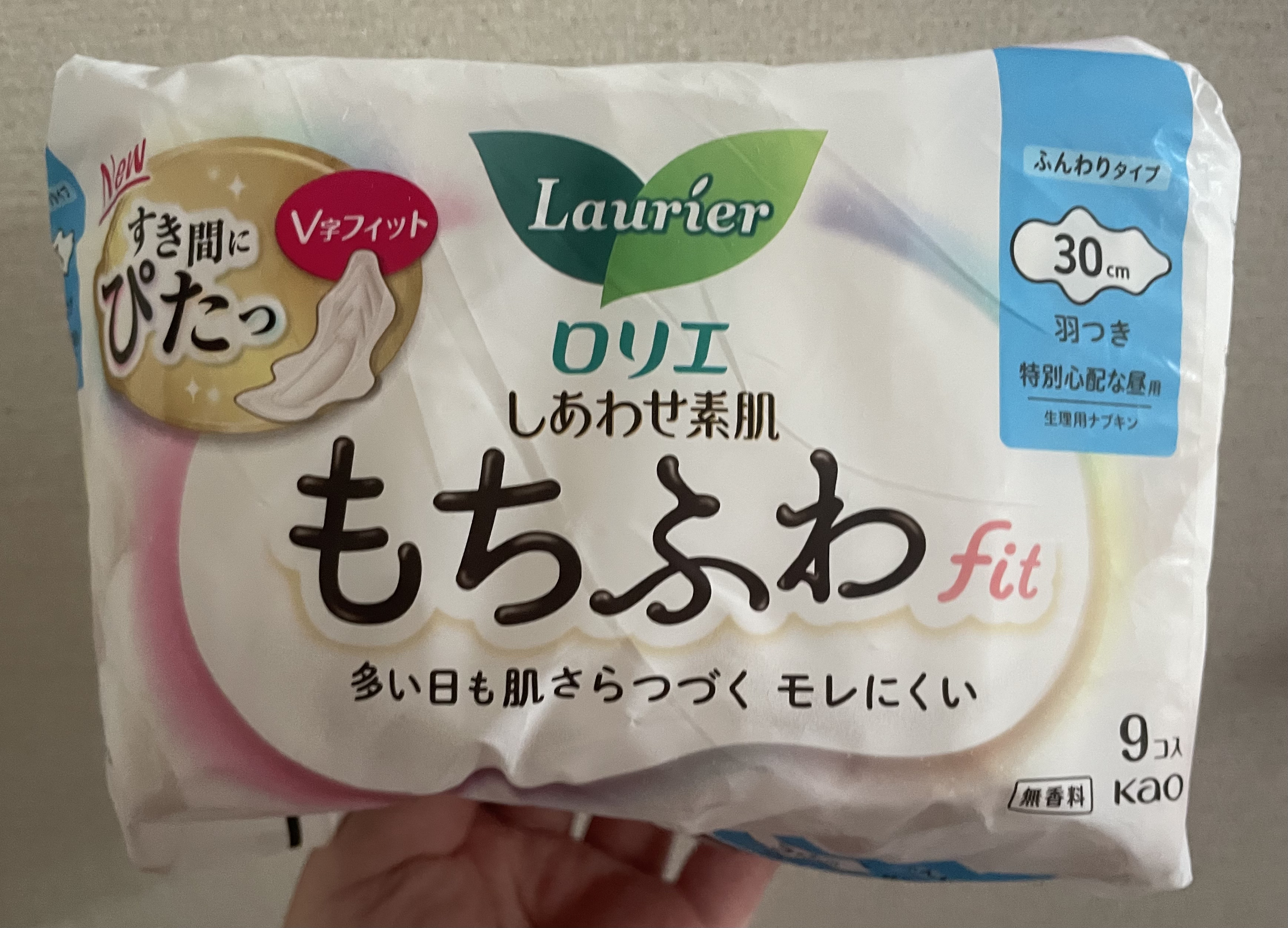 ロリエ もちふわ fit 25cm 羽つき 14コ入 (医薬部外品 )/ロリエ/ナプキンを使ったクチコミ（1枚目）