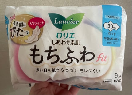 ロリエ もちふわ fit 25cm 羽つき 14コ入 (医薬部外品 )/ロリエ/ナプキンを使ったクチコミ(1枚目)