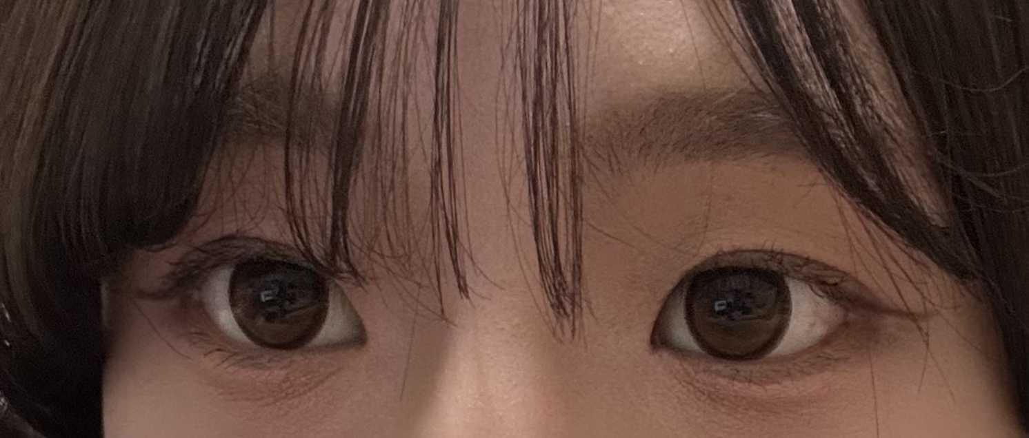 ビッグ グローイ 1Month ヘーゼル/OLENS/１ヶ月（１MONTH）カラコンを使ったクチコミ（3枚目）