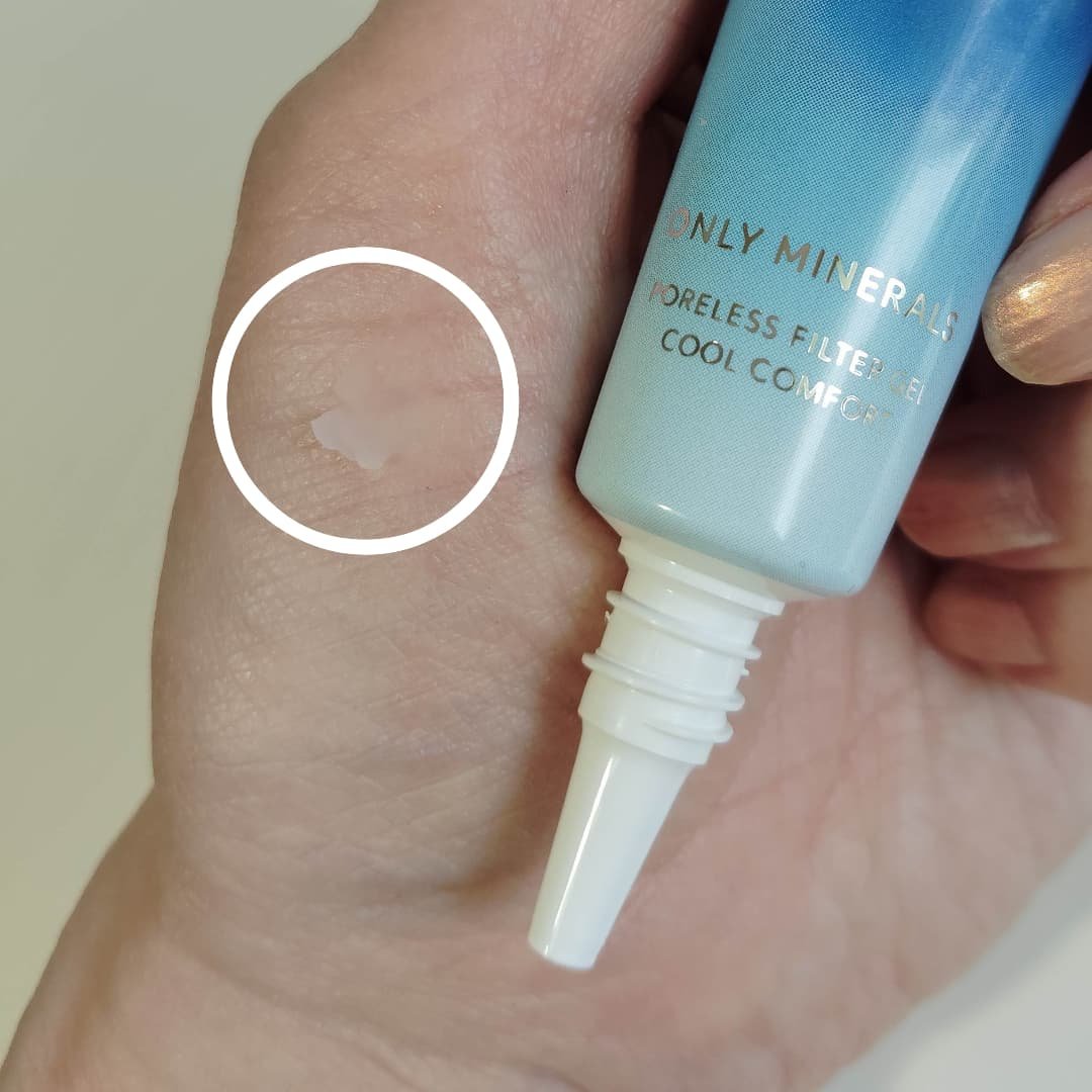 ポアレスフィルタージェル クールコンフォート/ONLY MINERALS/化粧下地を使ったクチコミ（3枚目）