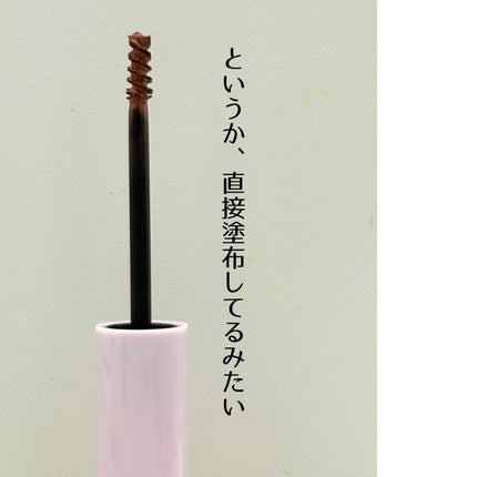 &.Wチャーム アイブロウマスカラ/DAISO/眉マスカラを使ったクチコミ(4枚目)