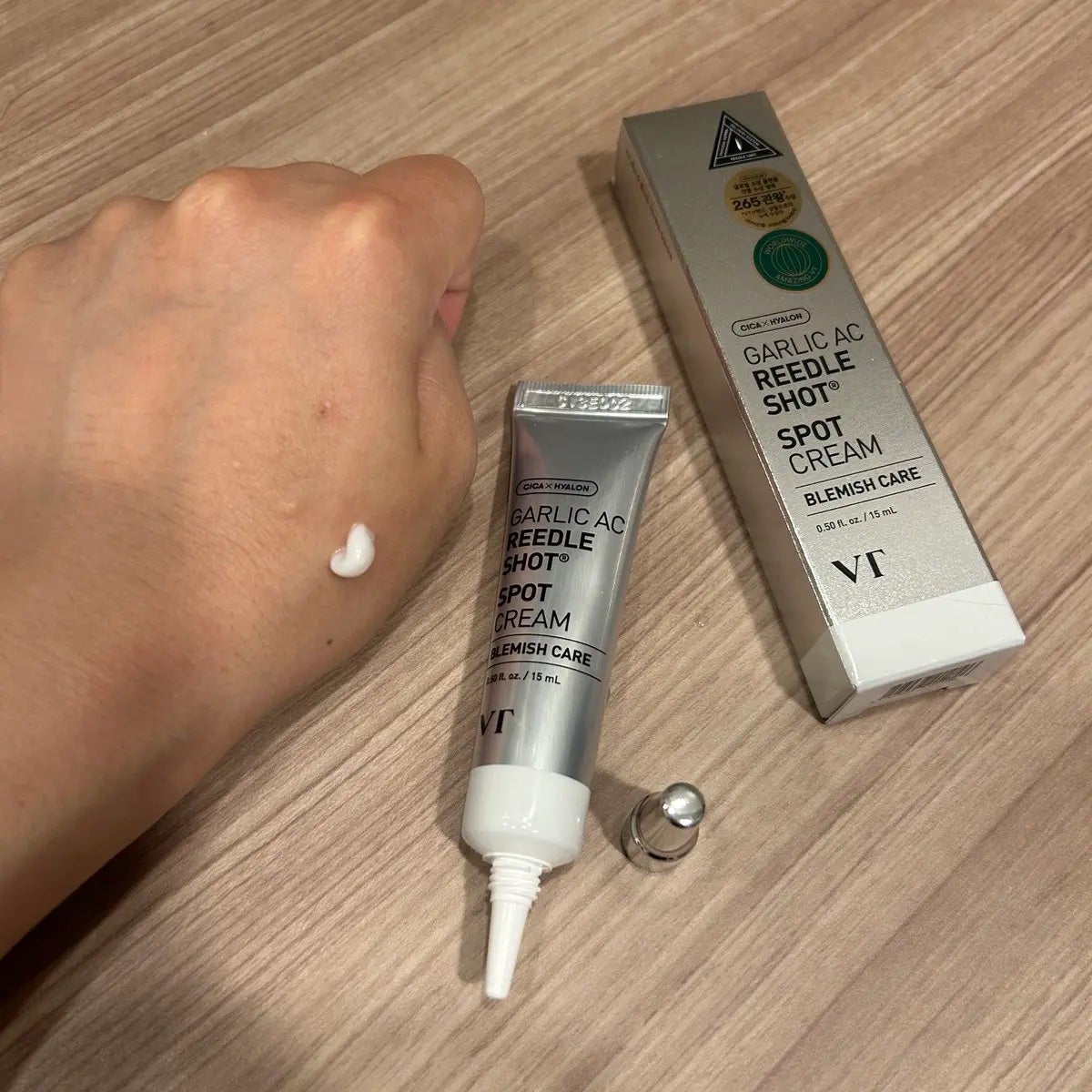 ガーリックリードルショット ジェルクリーム/VT/フェイスクリームを使ったクチコミ(3枚目)