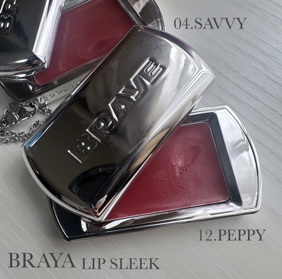 BRAYE LIPSLEEK 12 ペッピー/BRAYE/口紅を使ったクチコミ（1枚目）