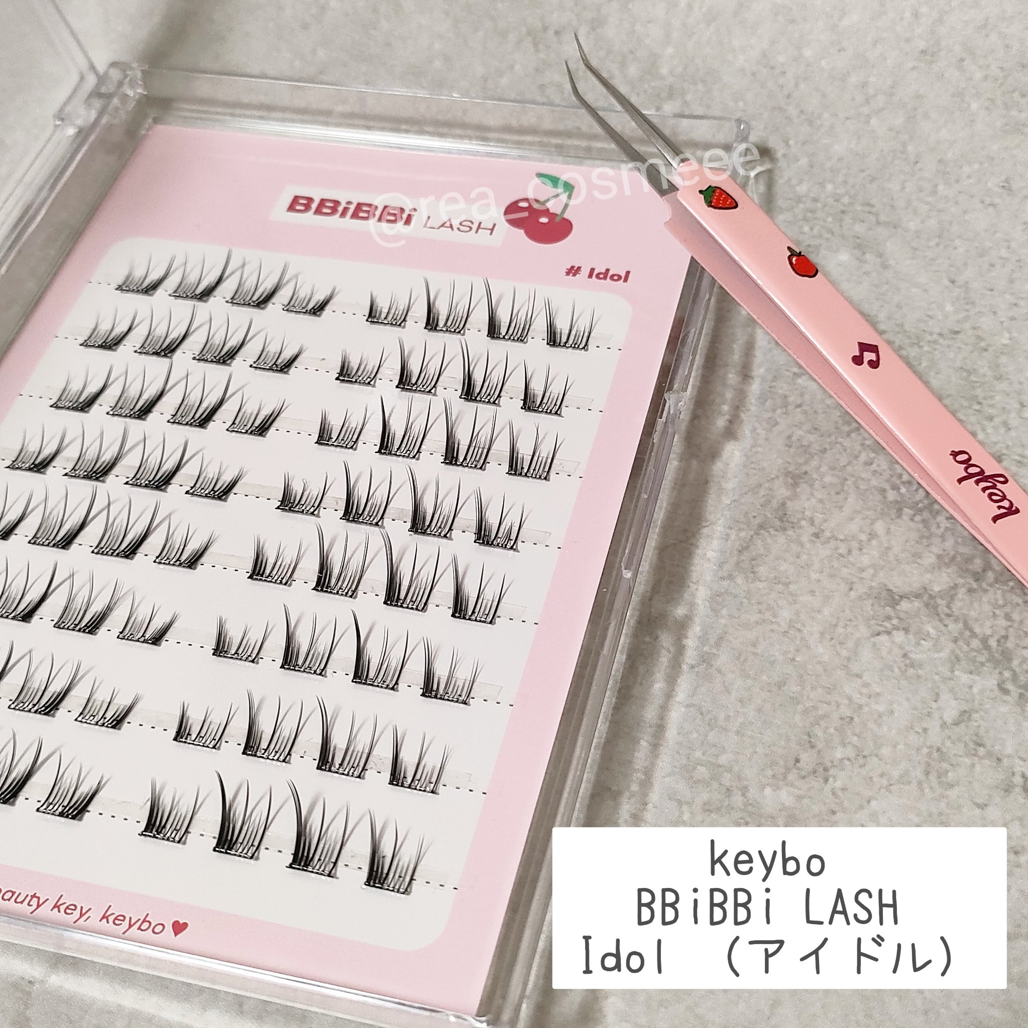 keybo BBiBBi LASH/keybo/つけまつげを使ったクチコミ（1枚目）
