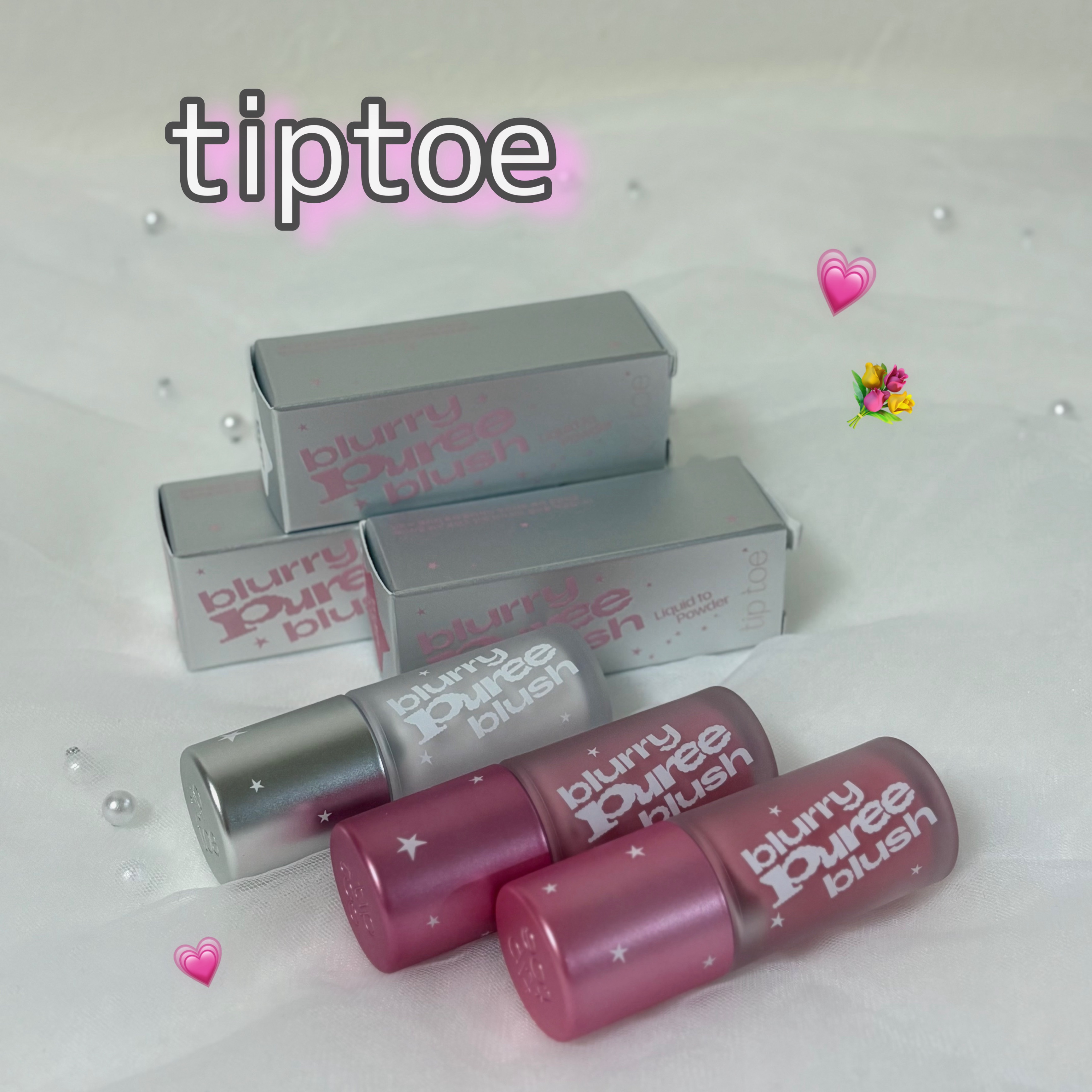 ブラリーピューレチーク/tiptoe/リキッドチークを使ったクチコミ（1枚目）