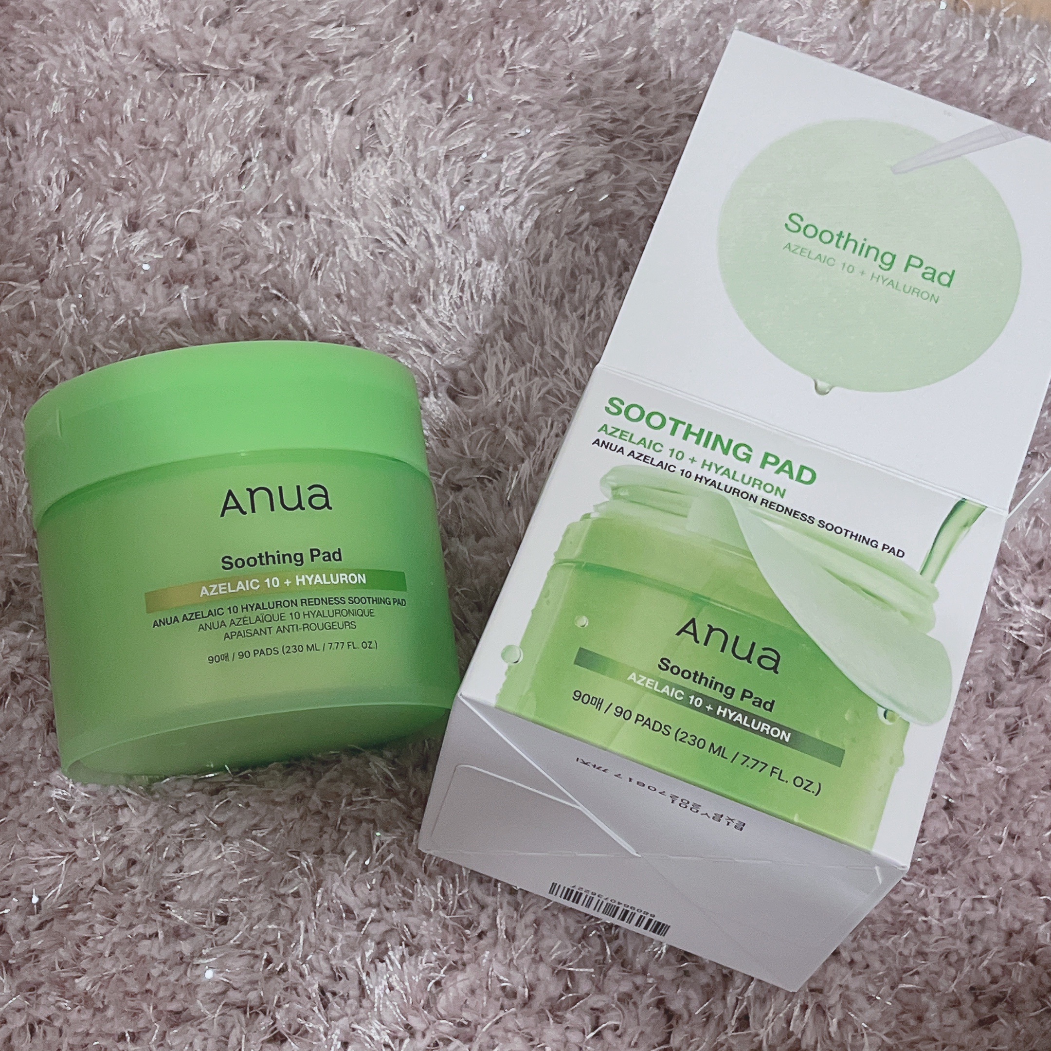 アゼライン酸10 ヒアルロンレッドネススージングパッド/Anua/トナーパッドを使ったクチコミ（3枚目）