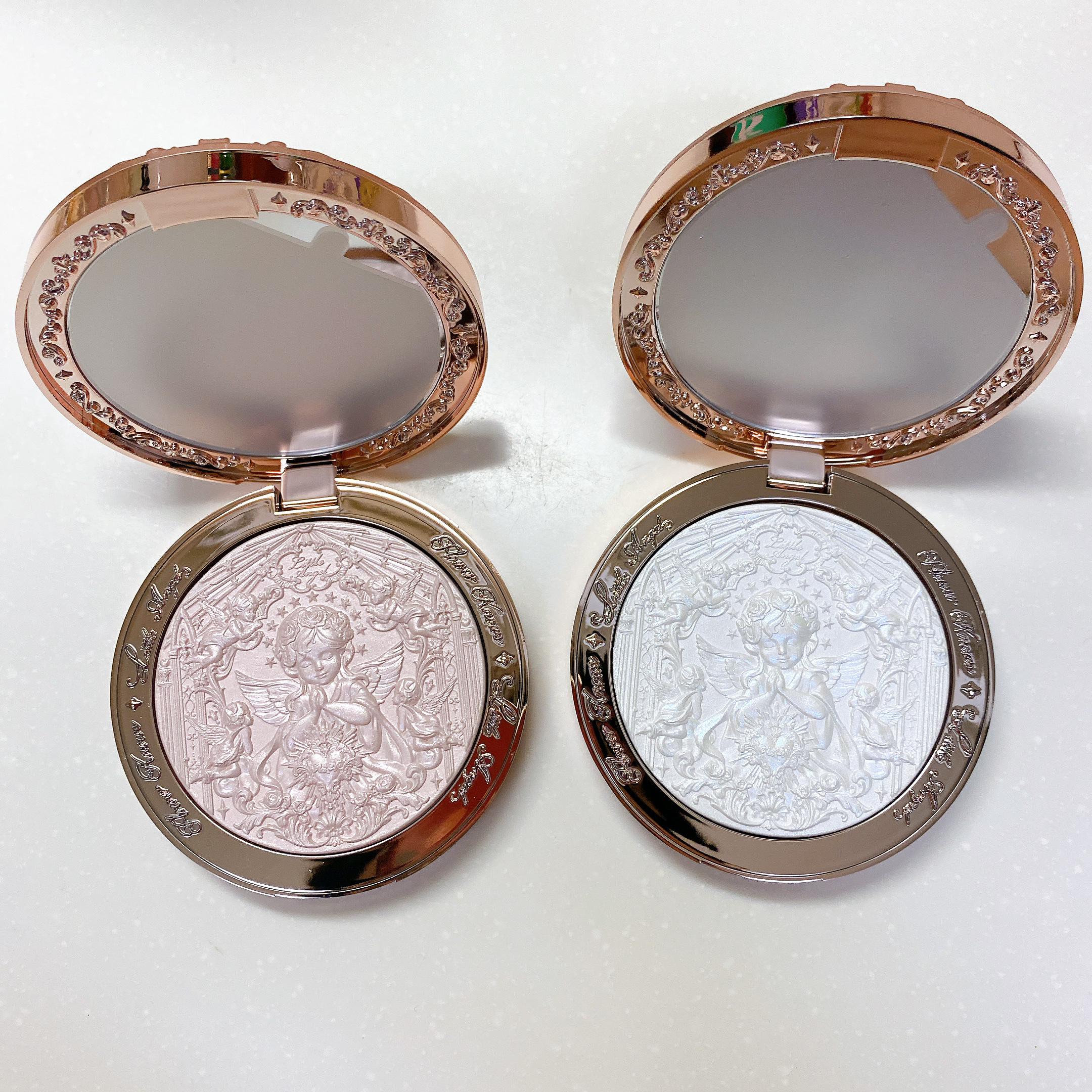 フラワーノーズ リトルエンジェルコレクション ハイライター L01 Eros's Fable (愛神寓言)/FlowerKnows/パウダーハイライトを使ったクチコミ（2枚目）