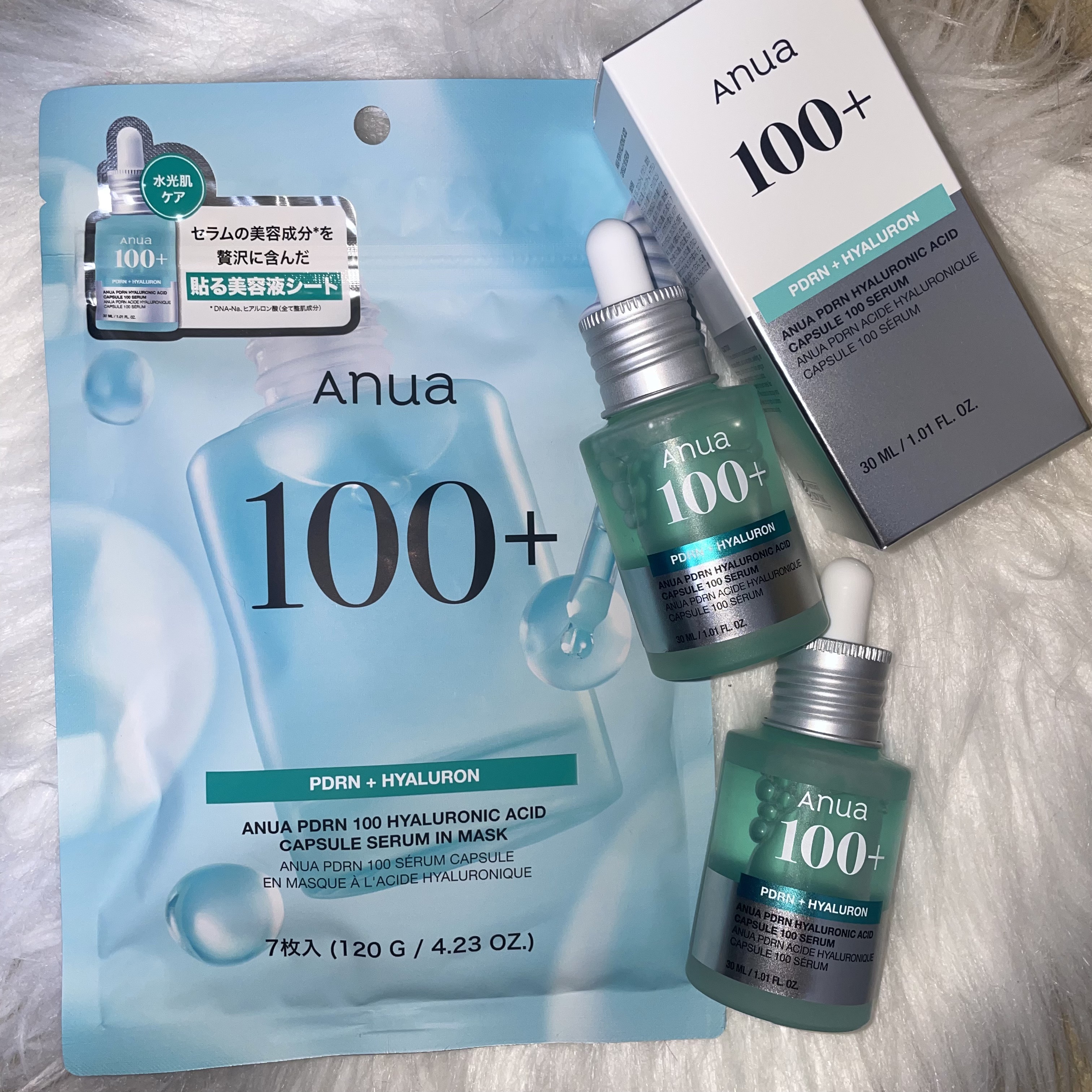 PDRNヒアルロン酸カプセル100セラム/Anua/美容液を使ったクチコミ（1枚目）