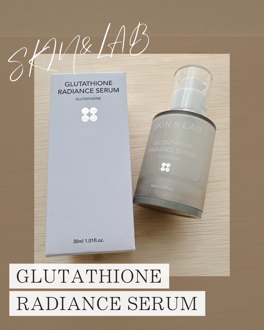 グルタチオンラディアンスセラム/SKIN&LAB/美容液を使ったクチコミ（1枚目）
