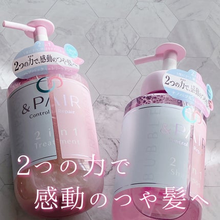 アンドペア コントロール リペア 2in1 シャンプー&ヘアトリートメント/&PAIR/市販シャンプーを使ったクチコミ(1枚目)