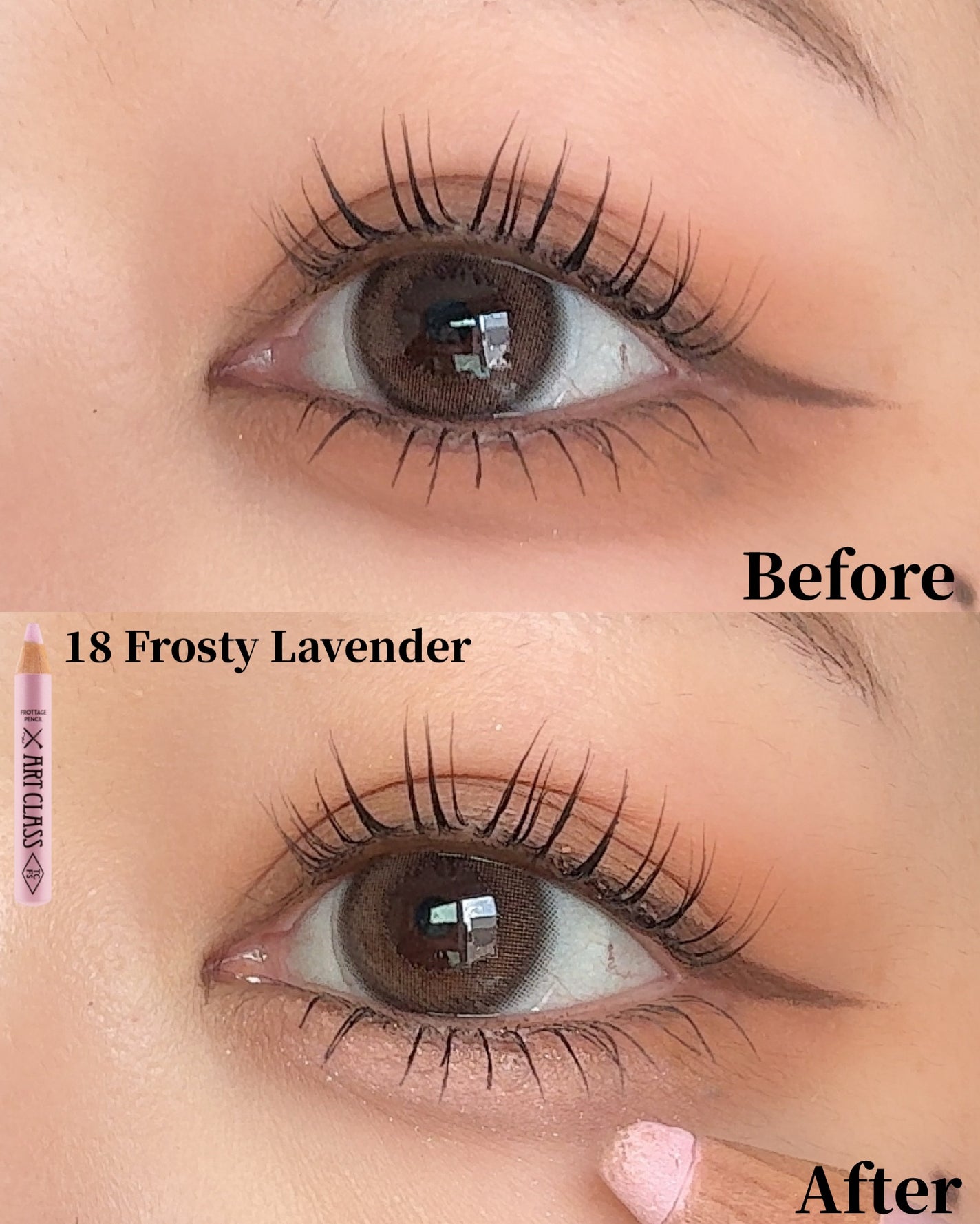 アートクラス フロッタージュペンシル/too cool for school/スティックアイシャドウを使ったクチコミ(4枚目)