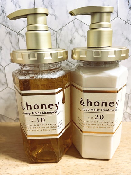 ディープモイスト シャンプー1.0/ヘアトリートメント2.0/&honey/市販シャンプーを使ったクチコミ(1枚目)