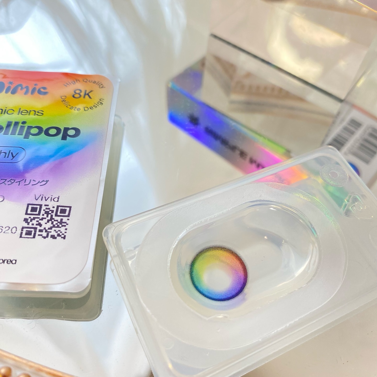 Lollipop/MIMIC LENS/１ヶ月（１MONTH）カラコンを使ったクチコミ（3枚目）