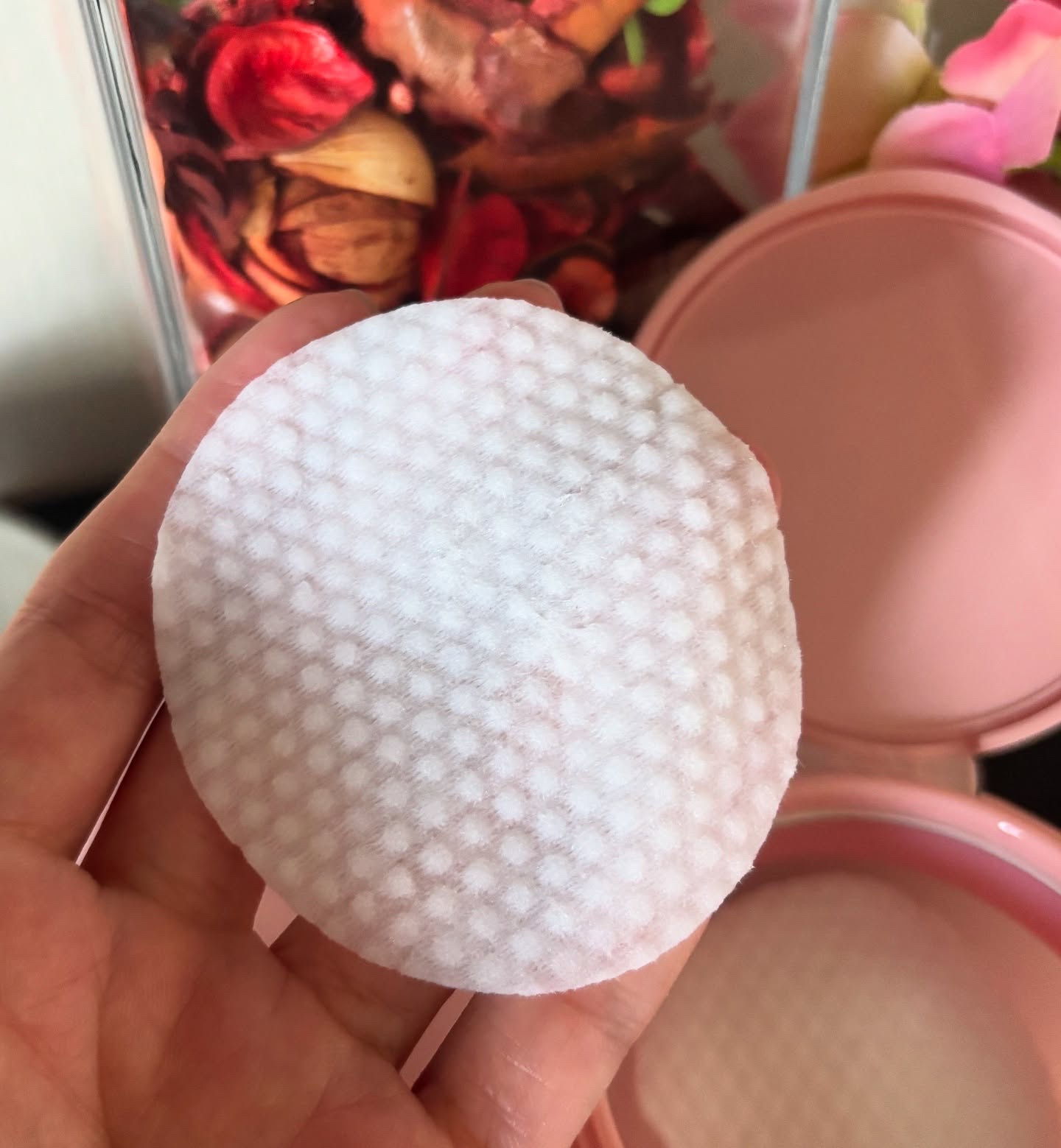 ローズ＆ティーツリークレンジングパッド/VERAMORE/クレンジングシートを使ったクチコミ（3枚目）