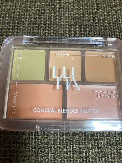 コンシールブレンダーパレット/LUNA/パレットコンシーラーを使ったクチコミ(1枚目)
