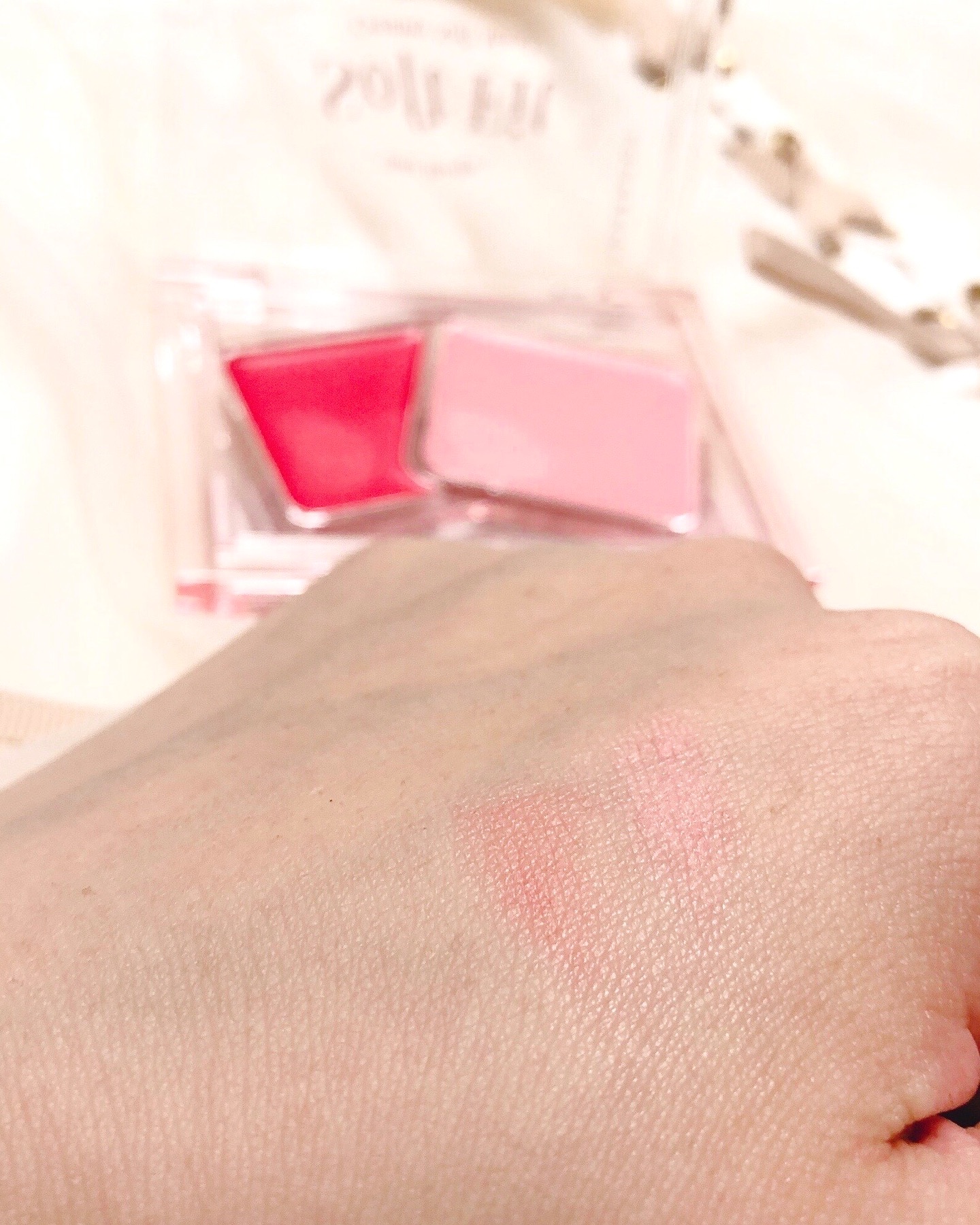 Soft Fitting Cream Blusher/フォレンコス/ジェル・クリームチークを使ったクチコミ（3枚目）