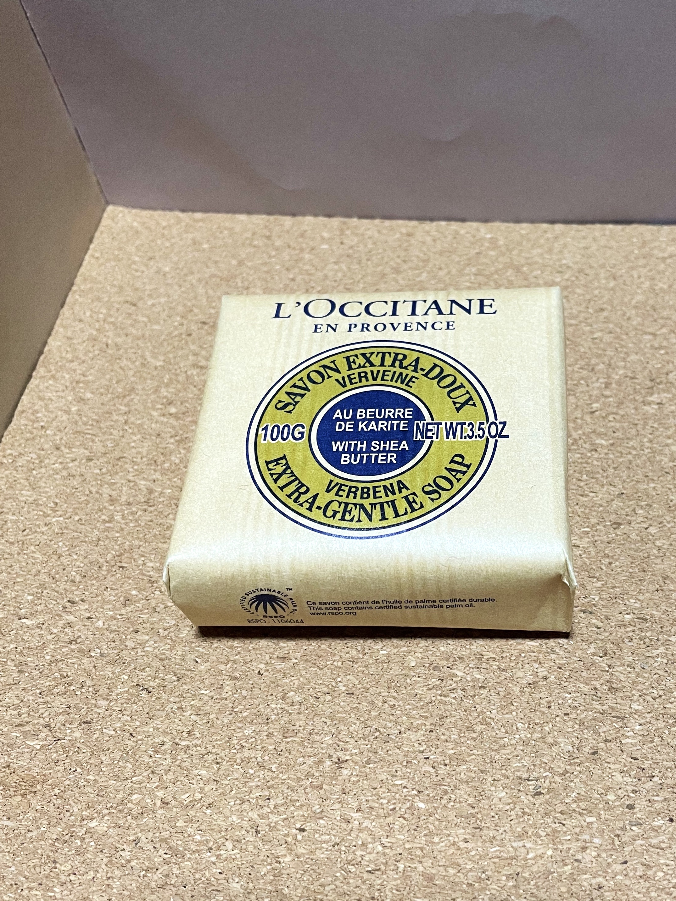 シアソープ ヴァーベナ 100g/L'OCCITANE/ボディ石鹸を使ったクチコミ（1枚目）