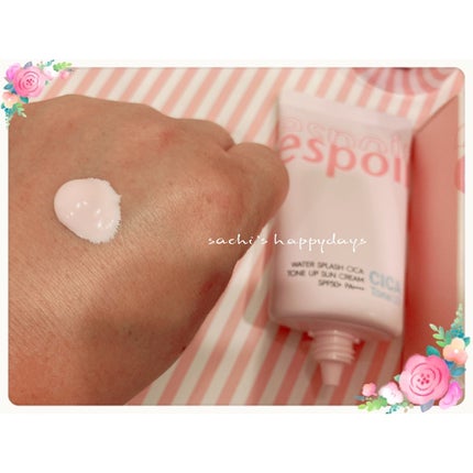 ウォータースプラッシュシカトーンアップクリーム/espoir/化粧下地を使ったクチコミ(2枚目)